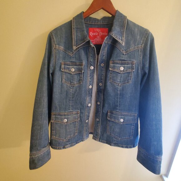 Rustic Denim Jean Jacket size XL - Picture 1 of 7